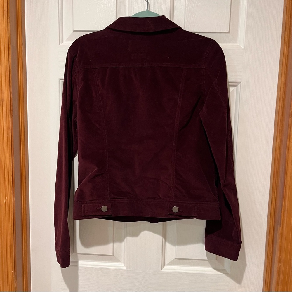 Universal Thread Burgandy Corduroy Trucker-style Jacket Size Medium - Picture 6 of 8